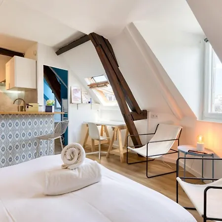 Elisabeth Confortable Studio Avec Lit Double En Centre Ville Rouen Exterior photo
